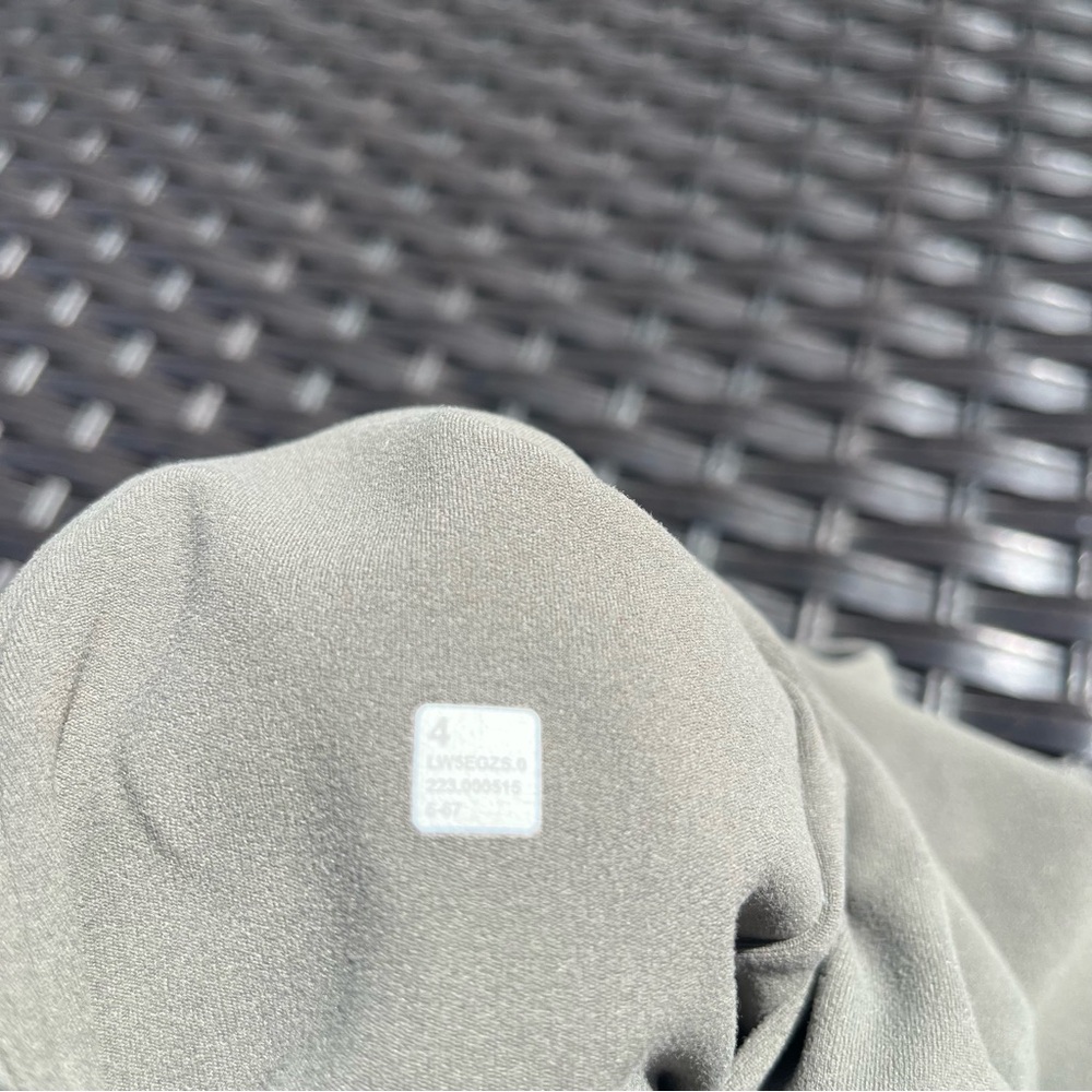 Gray/Green Lululemon Wunder Train High Rise Tight with pockets - Picture 3 of 3